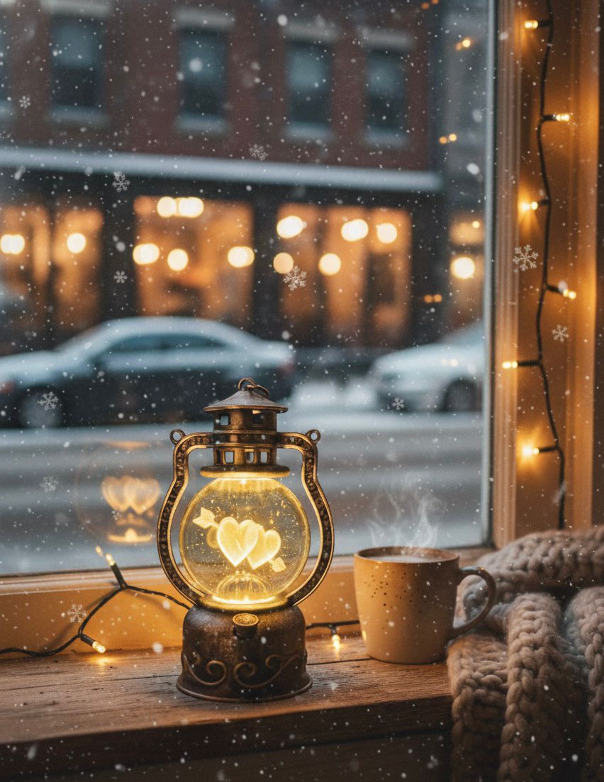 Crystal Ball Lantern-Aesthetic LED Night Lamp