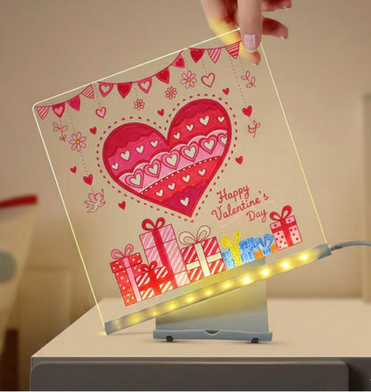 3D LED Acrylic Message Board- Write & glow gift light
