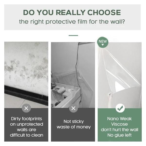 Self- Adhesive Transparent Electrostatic Wall Protection Film