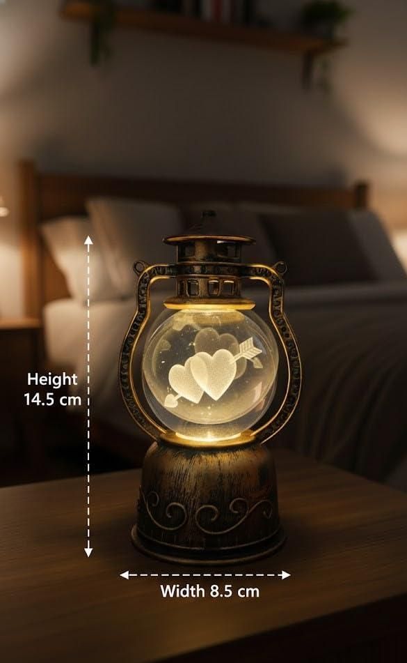 Crystal Ball Lantern-Aesthetic LED Night Lamp