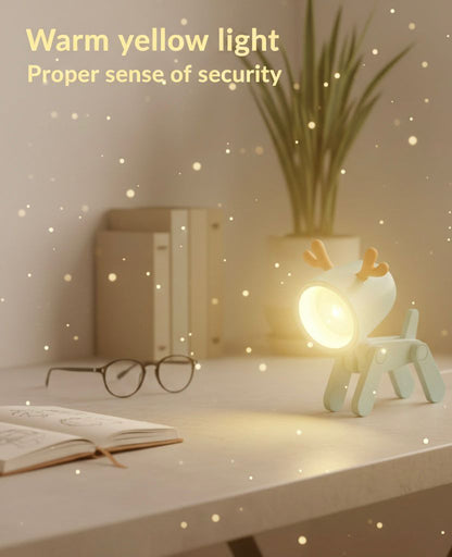 Mini LED Desk Lamp- Cute Deer Shape Night Light